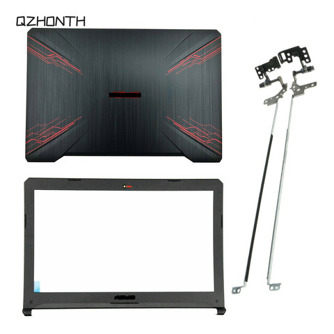 New LCD Back Cover & Front Bezel & Hinges For Asus TUF Gaming FX504 FX504G FX80 FX80G ► Photo 1/1