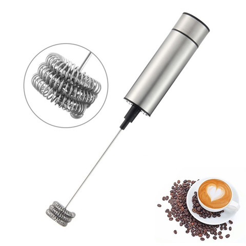 Hot New Handheld Electric Stir Stick Milk Frother Foamer Stiring Whisk Head Agitator  Mixer Kitchen Coffee Stirrer Maker Tool - AliExpress
