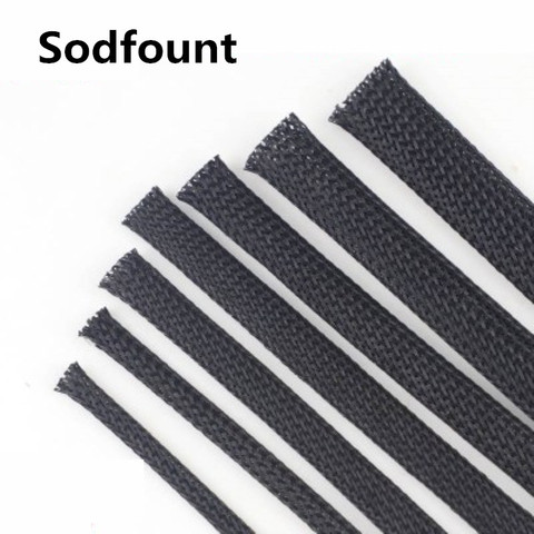 10M Cable Sleeve black Wire Protection PET Nylon Cable Sleeves wire cable  Braided Cable Sleeve 3/4/6/8/10/12/16/20/25mm - Price history & Review, AliExpress Seller - Sodfunt Co., Lt d. Store