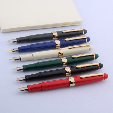 luxury JINHAO 992 transparent fountain Pen plastic Twist Spin student Office School Supplies GOLDEN Silver  ink pen new ► Photo 1/6