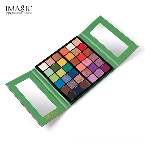 IMAGIC 36 colors makeup eyeshadow palette matte pearlescent glitter eyeshadow palette metallic gloss nude eye pigment cosmetics ► Photo 1/6