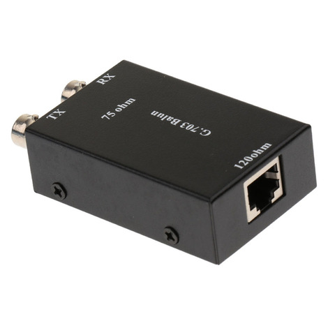 BNC Coax to RJ45 Ethernet Converter Adapter Video Baluns Data Transmission ► Photo 1/6