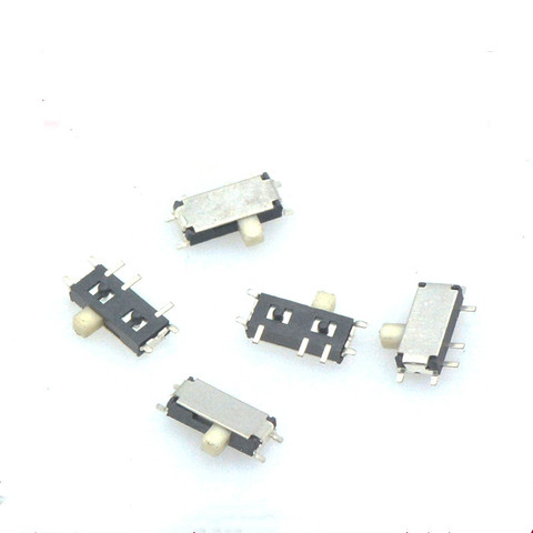 10pcs MSK12C01 micro slide switch power supply switch small pull switch 7 p 7 needle miniature toggle switch ► Photo 1/1