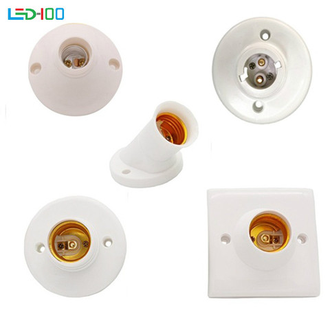 NEW Screw Lamp Base e14 e27 B22 Lamp holder Socke base Light Bulb e27 Socket Holder Adapter ► Photo 1/6