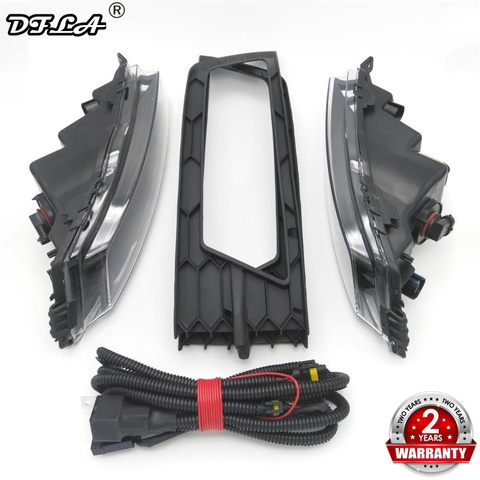 Car Light For Skoda Rapid 2013 2014 2015 2016 2017 Car-styling Front Fog Light Fog Lamp Fog Light Cover And Harness Assembly ► Photo 1/6