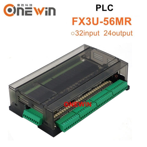 FX3U-56MR Relay PLC industrial control board Programmable 32 Input 24 Output 6AD 2DA and RTC RS485 modbus RTU communication ► Photo 1/5