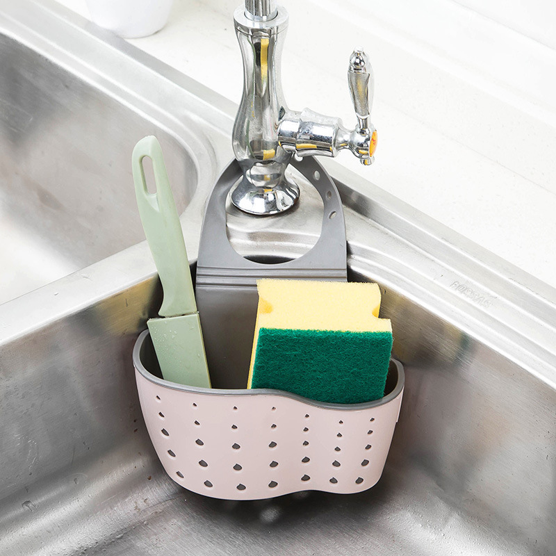 Details about   JF_ KE_ Suction Cup Water Drain Soap Dish Tray Sponge Holder Bathroom Kitchen 