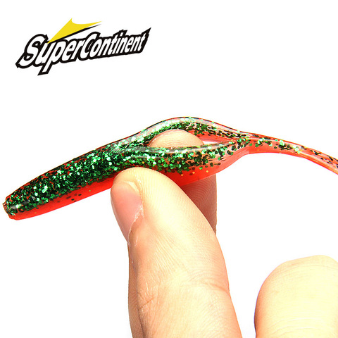 2022 NEW Supercontinent HP MiNNOW small soft squid tail fish 75mm road soft bait 1.8g 15pcs ► Photo 1/5