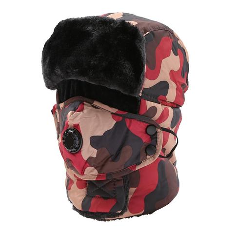 Top Fashion New Men Uniex Winter Ski Cap Casual Women Colorful Ear Caps Male Outdoor Warm Hat Protection Face Windproof Gorras ► Photo 1/6