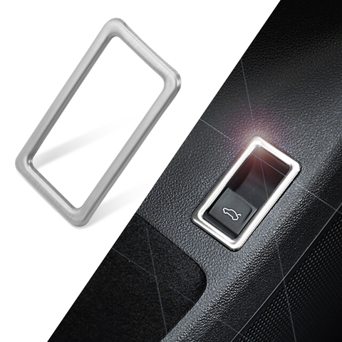 Car stainless steel Trunk Switch Button Decorative Cover Trim For VW Jetta MK6 2012 - 2015, car styling ► Photo 1/5