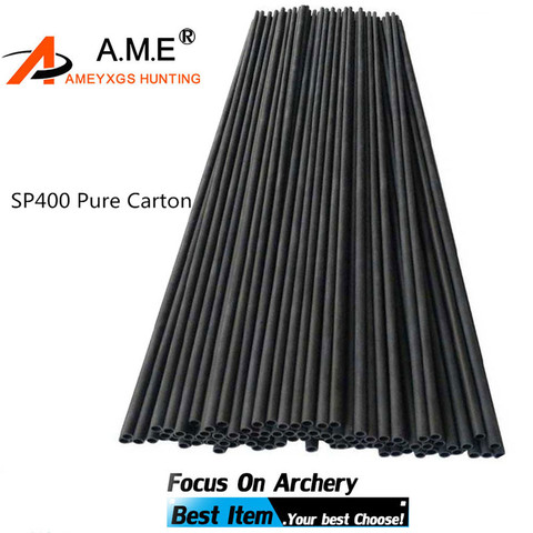 12 pcs 30 Inch Archery Spine 400 Pure Carbon Arrow Shaft  DIY Arrow Tubes Outdoor Hunting Shooting Accessories ► Photo 1/6