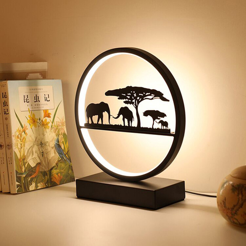 Artpad Nordic Dimmable Table Lamp Study Eye-care Desk Lamp Bedside Bedroom Table Night Lamp Living Room Hoom Decoration Led ► Photo 1/6