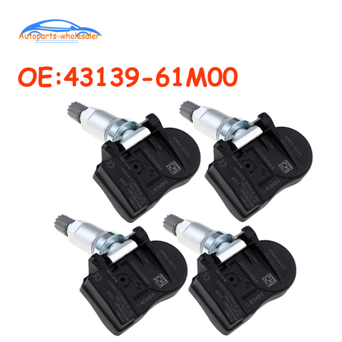 4 pcs/lot For Suzuki Vitara SX4 S-cross Ignis Baleno Swift Jimmy TPMS Tire Pressure Sensor Monitor 43139-61M00 4313961M00 Car ► Photo 1/6