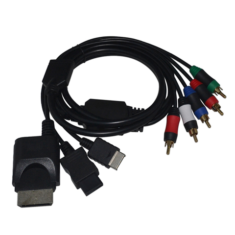 4 in 1 Component AV Audio Video Cable for PS2 for PS3 for Wii for Xbox360 1.8m ► Photo 1/6