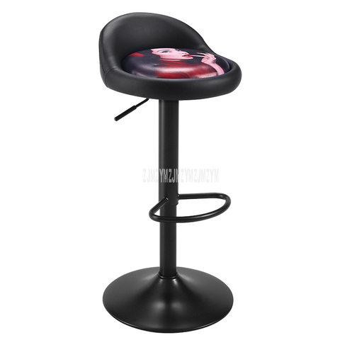 Modern Style Low Leg/High Leg Bar Chair Height Adjustable Swivel Bar Steel Leg Soft Cushion High Footstool Rotatable Bar Chair ► Photo 1/6