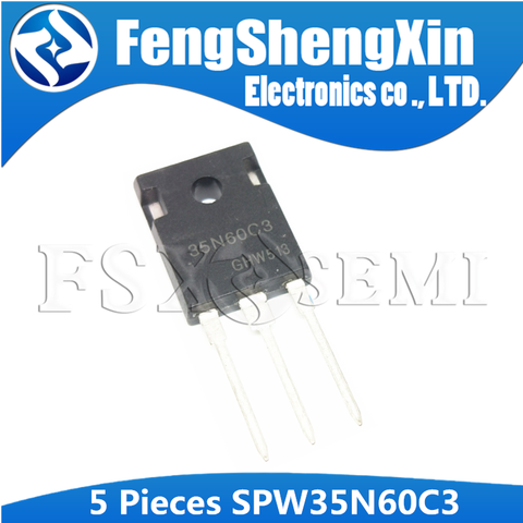 5pcs SPW35N60C3 TO-247 35N60C3 TO247 35N60 600V 35A SPW35N60 TO-3P  N-Channel MOSFET Transistor ► Photo 1/1