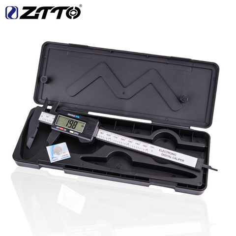 Bicycle Nylon Accurate Electronic Vernier caliper 0.01 millimeter inch LCD millimetre MTB Road bike parts measuring tool rule ► Photo 1/6