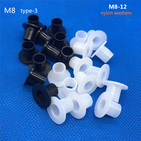 screw gasket M8  plastic  nylon washers the step T-type spacer insulation gasket seals gasket Ring bolt thread  protector ► Photo 1/6