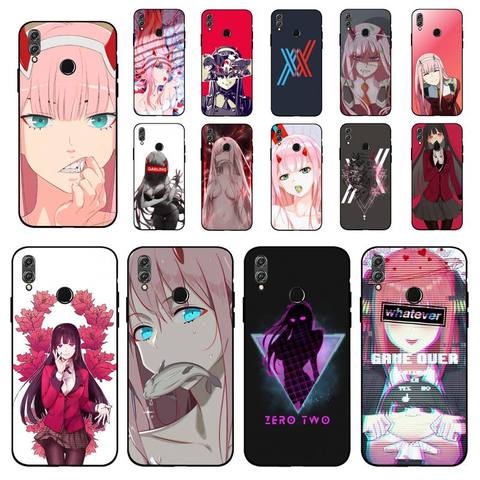 YNDFCNB Zero Two Darling in the FranXX Anime Hard Phone Case for Huawei Honor 8 x 9 10 20 V 30 pro 10 20 lite 7A 9lite case ► Photo 1/6