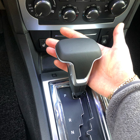 Brand New Automatic Gearbox Handles  Gear Shift Knob Lever Stick Head  for Chrysler 300C Genuine Leather Handles Free Shipping ► Photo 1/6