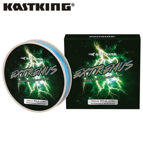 KastKing Extremus 274m 549m Strong PE Braided Fishing Line 4 Weaves 6-80LB 0.1mm-0.45mm Zero Line Memory for Pike Bass Fishing ► Photo 1/6