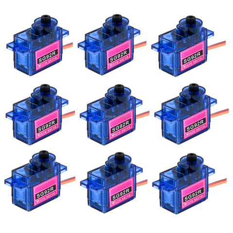 5pcs/10pcs/20pcs/50pcs/100pcs/200pcs lot New SG92R SG 92 9G Mini Micro Servo 9g 2.5kg for RC Airplane Helicopter Car Boat ► Photo 1/6