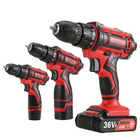 Cordless Electric Screwdriver Drill Mini Wireless Power Driver DC Lithium-Ion Battery 12V 18V 36V ► Photo 1/6