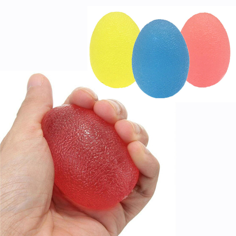 Silicone Fitness Hand Expander Gripper Strengthen Exerciser Trainer Stress Power Ball Egg Hand Grip Powerball Forearm Exerciser ► Photo 1/6