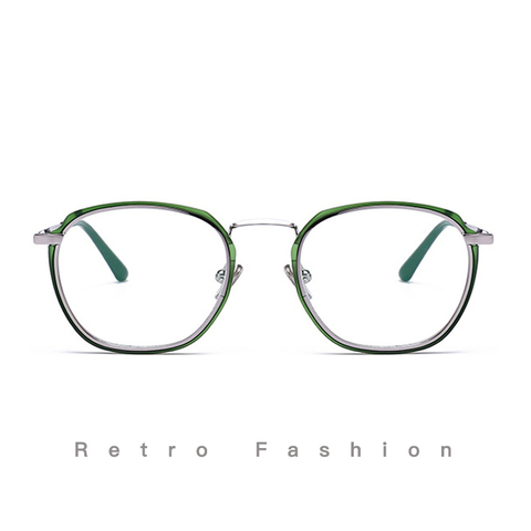 Reven TR90 Round Glasses Frame Men Women Vintage Prescription Eyeglasses Frame Myopia Optical Spectacles Retro Eyewear 1718063 ► Photo 1/6