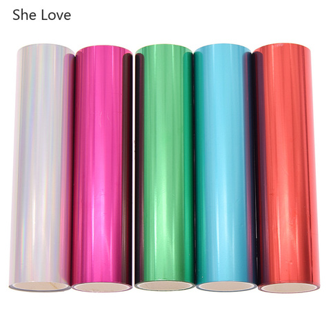 Chzimade 1Roll 5M Holographic Hot Stamping Foil Paper Heat Transfer For Garment Leather Diy Handmade Crafts ► Photo 1/6