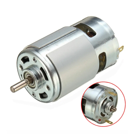 775 DC Motor DC 12V-36V 3500--9000 RPM Ball Bearing Large Torque High Power Low Noise Hot Sale Electronic Component Motor ► Photo 1/6
