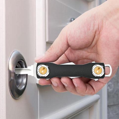 Smart key chain Mini Keychain Compact Key Decorative Holder Clip Home Storage Metal key Clip Aluminum Organizer Keychain Outdoor ► Photo 1/3