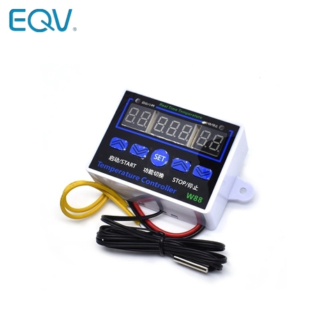 W88 12V 24V 110V 220V Digital Thermostat Temperature Controller Thermoregulator for incubator Relay 10A Heating Cooling Control ► Photo 1/6