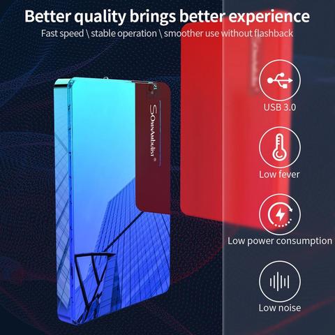 1Tb usb 3.0 external hard disk drive 2TB High disco externo HDD Storage PC,  Desktop, Suitable for PC, Mac, Tablet, Xbox, PS4 ► Photo 1/5
