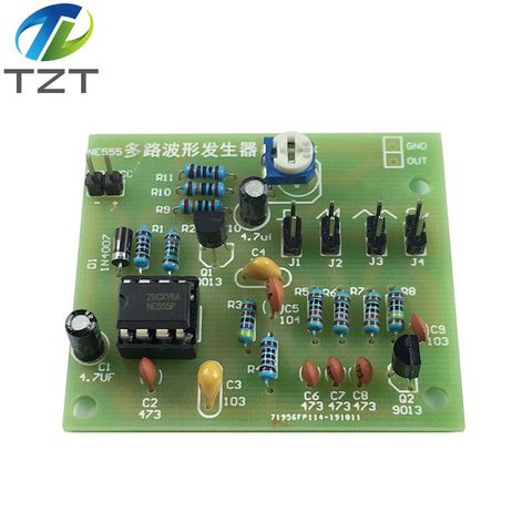 DC6-12V NE555 Pulse Generator Module Sine/Triangle/Square Wave generator multi-channel Waveform Signal Generator DIY Kit ► Photo 1/6