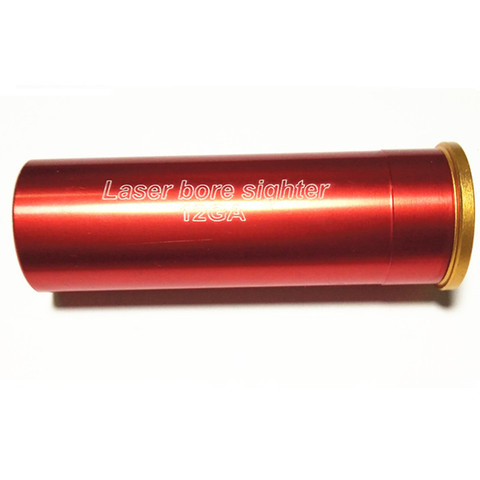 12GA 20mm Red Laser Bore Sight 12 GAUGE Cartridge Gun Boresighter Tactical Shot Hunting Optics Sighter No Batteries ► Photo 1/4