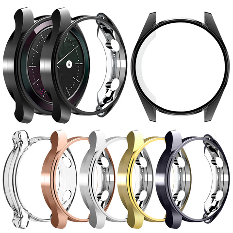 New Arrival Soft Protect Cover for Huawei Watch GT 2 1 42mm/2e Elegant Case TPU Bumper for GT2 1 46mm Watch Frame Accessories ► Photo 1/6