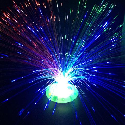 Colored Fiber Optic LED Light-up Mini Christmas Tree with Top Star Battery Powered Christmas Tree Decoration Lamp Christmas gift ► Photo 1/6