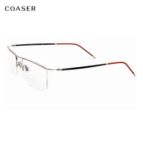 2022 Brand Design Rimless Glasses Frame Men Titanium eyeglasses Metal prescription eyewear Myopia optical eyeglasses spectacle ► Photo 1/6