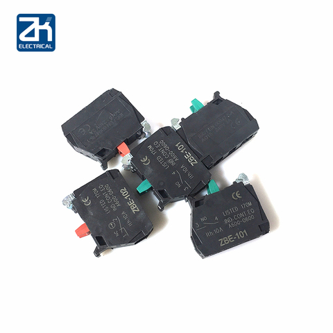 100pcs Button Switch Contact Block Zbe-101 No / Zbe-102 Nc Xb4/xb5 ► Photo 1/5