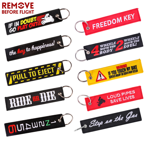 New Fashion Nuclear Launch Key Chain Bijoux Keychain for Motorcycles and Cars Gifts Tag Embroidery Key Fobs OEM Keychain Bijoux ► Photo 1/6