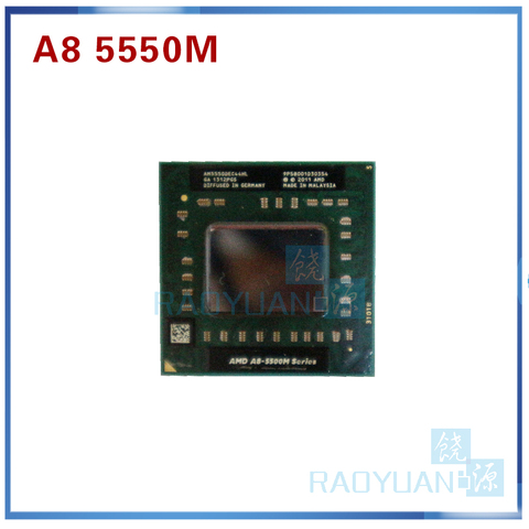 AMD Laptop CPU A8 5500M series A8-5550M A8 5550M AM5550DEC44HL Socket FS1 CPU 4M Cache/2.1GHz/Quad-Core Notebook processor ► Photo 1/1