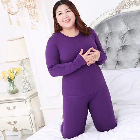 Women's Thermal Underwear Set Winter Thermal Heated Underwear For Women  Long Johns Set Warm Suit Ladies Thermo Clothing Top L-XL