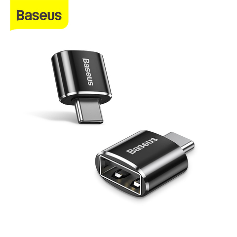 Baseus USB C Adapter OTG Type C to USB  Adapter Type-C OTG Adapter Cable For Macbook Pro Air Samsung S20 S10 USB OTG ► Photo 1/6