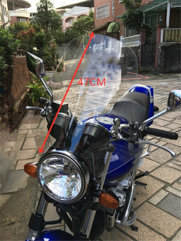 CB1300 XJR1200 YBR250 CB400 GN250 Motorcycle Windshield Modified Windshield Modified Front Windshield ► Photo 1/3