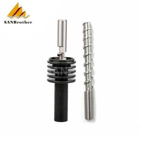 8MM x 82MM / 10x120MM Ceramic Mud Powder Extruder Micro Screw Throat Feed Rod Feed Rod 3D Printer Accessories ► Photo 1/5