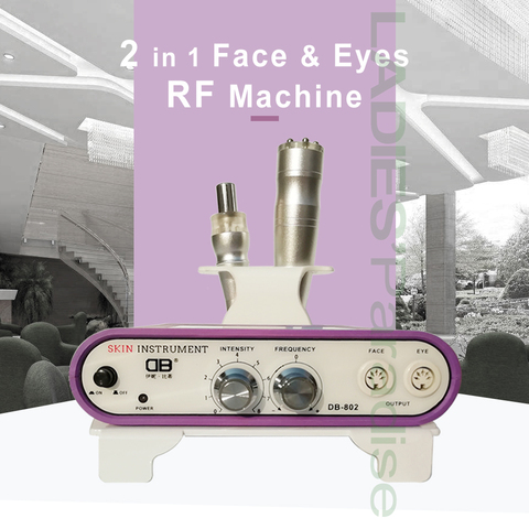 2 in 1 R F Radio Frequency Rejuvenation face & around eyes Lifting Tighten Massage Anti-wrinkle Skin Body Salon Beauty Machine ► Photo 1/6