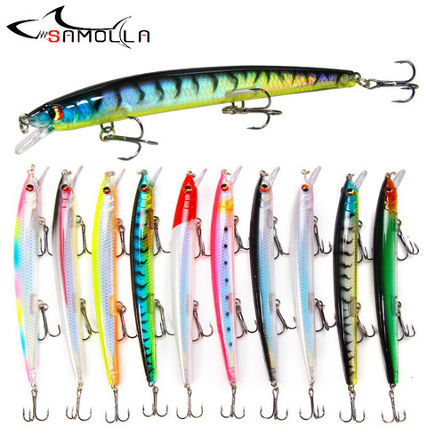 1pcs 18cm/24g Fishing Lure Fishing Tackle Minnow Lure Crank Lures Fishing  Bait Accessories