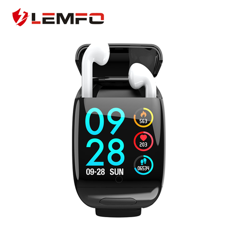 Buy Online Lemfo Smart Watch Men Bluetooth Headphone Heart Rate Blood Pressure Smartwatch Women Smart Watch For Android Alitools