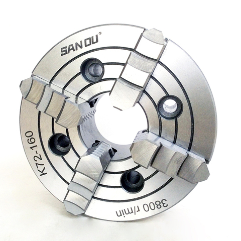 SANOU four jaw independent chuck 160mm K72-160 ► Photo 1/2